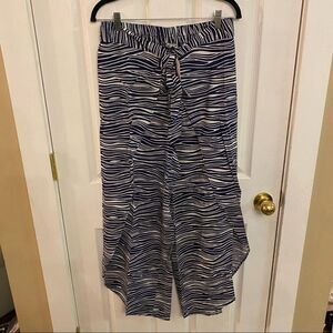 NWT La Mer Luxe Wrap front pants Resort wear pants sz medium